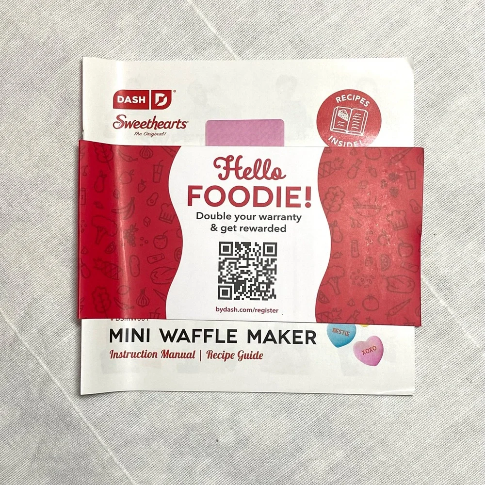 Dash Sweethearts Mini Waffle Maker | Win their heart with mini waffles - Picture 10 of 11